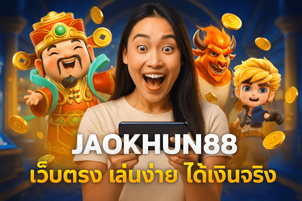 JAOKHUN88 เว็บตรง เล่นง่าย ได้เงินจริง