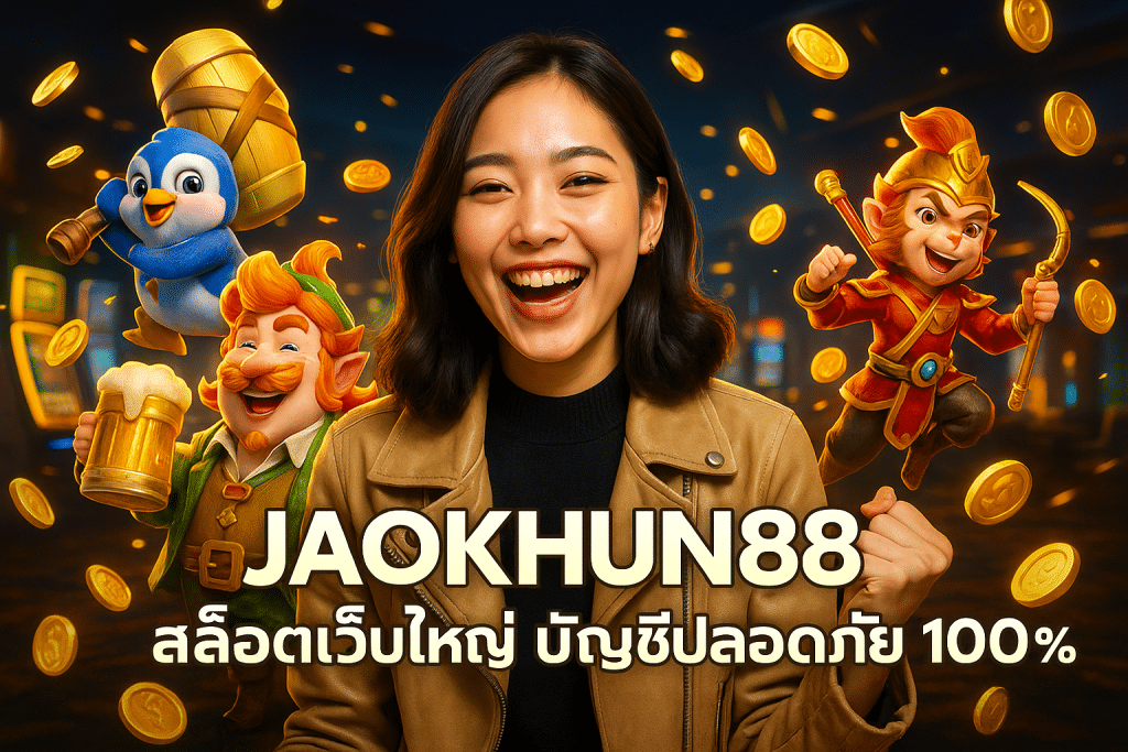 JAOKHUN88 สล็อตเว็บใหญ่ บัญชีปลอดภัย 100%