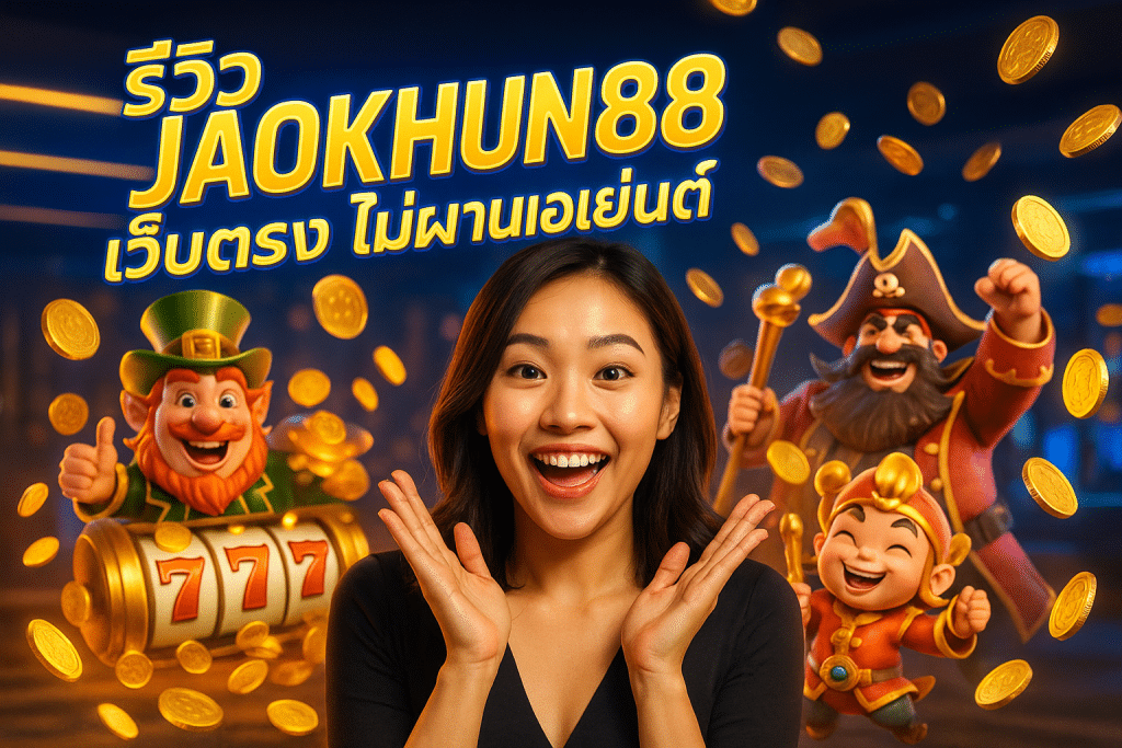 รีวิว JAOKHUN88 เว็บตรง ไม่ผ่านเอเย่นต์