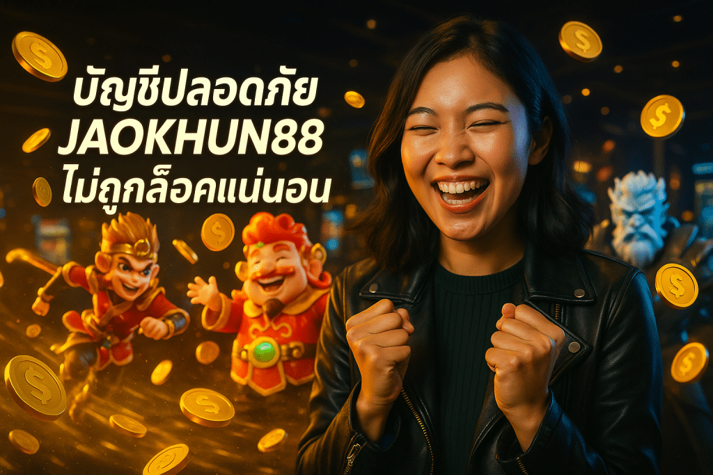 บัญชีปลอดภัย JAOKHUN88 ไม่ถูกล็อคแน่นอน